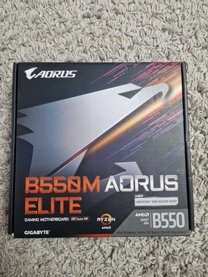 GIGABYTE B550M AORUS ELITE AM4 AMD Scheda Madre - Immagine 1 di 4