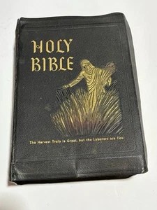 The Holy Bible Spiritual Harvest Edition King James Version 1955 Vtg Indexed - Picture 1 of 11