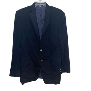Blazer Abrigo Deportivo Hombre Eermenegildo Zegna 52L Azul Sólido Lana - Imagen 1 de 10