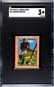 1949-50 1949 BEA Albo Premio Gool Sport #161 Gunnar Nordahl Nordhal RC HOF SGC 3 - Picture 1 of 2