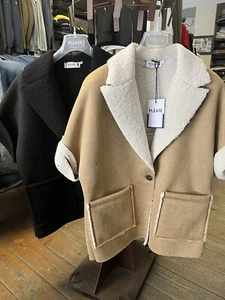 Giacca Donna Please Ecomontone Nero O Camel manica 3/4 - Imagen 1 de 7