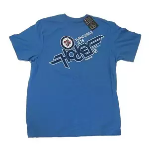 Neu NHL Herren Winnipeg Jets Hockey T-Shirt Medium Large XL blau - Bild 1 von 1