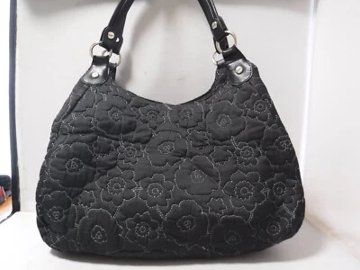 Bolso hobo acordeón boca grande estampado floral acolchado negro PM2 Thirty-One Foto 1 de 4