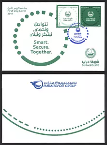 Emirati Arabi Uniti Emirati Arabi Uniti 2018, polizia di Dubai, FDC 548 - Foto 1 di 1