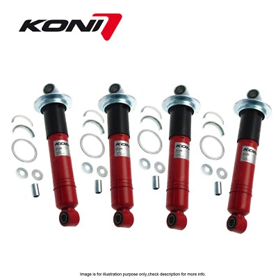 4 x Rear KONI Classic Adjustable Shock Absorbers for Jaguar XJ 6 XJ 12 XJ-S 12 - image 1 of 2