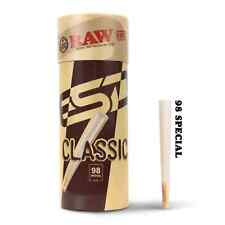 RAW Cones 98 Special | Classic 50 Pack | Natural Pre Rolled Rolling Paper