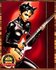 Guitar Series Painting - Catwoman -  To Be Signed - Metal Sign 11 x 14