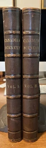Very Nice 1842 Canadian Scenery 2 Volume Set - Picture 1 of 11