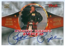 RODDY PIPER "AUTOGRAPH CARD" TNA PACIFIC 2004