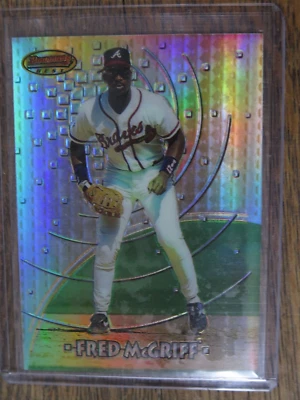 Fred McGriff 1997 Bowman's Best Atomic Refractor Card #94 BASEBALL CARD - Image 1 of 4