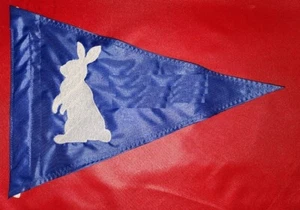 Custom Bunny 12"x18" Triangle Safety Flag ATV UTV JEEP SxS bicycle - Picture 1 of 4