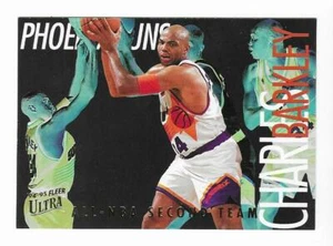 Charles Barkley 1994-95 FLEER ULTRA BASKETBALL ALL-NBA SECOND TEAM CARD 6of15 SP - Picture 1 of 2