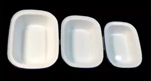 Pie Dish Falcon Enamel Ware Oblong Tin Bake Pudding Baking Steak Pie Oven White. - Picture 1 of 25