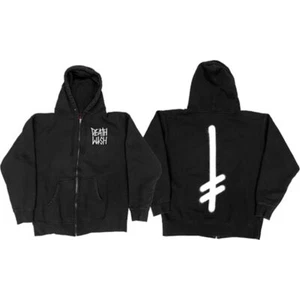 Deathwish The Truth Zip Hoodie/Sweathshirt Small - Black - Picture 1 of 1