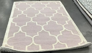 LPINK / IVORY 4'-0" x 6'-0" Broken Thread Rug Reduced Price 1172679429 CAM134M-4 - Picture 1 of 4