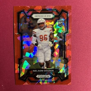 2024 Panini Prizm Draft Picks - Red Ice Prizm #156 Nelson Ceaser - Picture 1 of 6