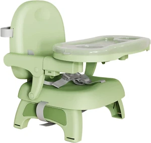 Rialzo Sedia Bambini, Seggiolone Pappa Portatile, Seggiolino Da Tavolo Regolabil - Foto 1 di 8