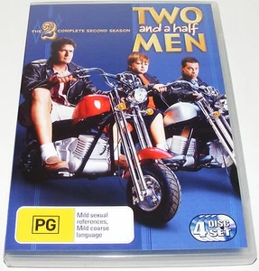 TWO AND A HALF MEN--Complete Season 2 --(Dvd 4 Disc Set) + Free Postage - Picture 1 of 2