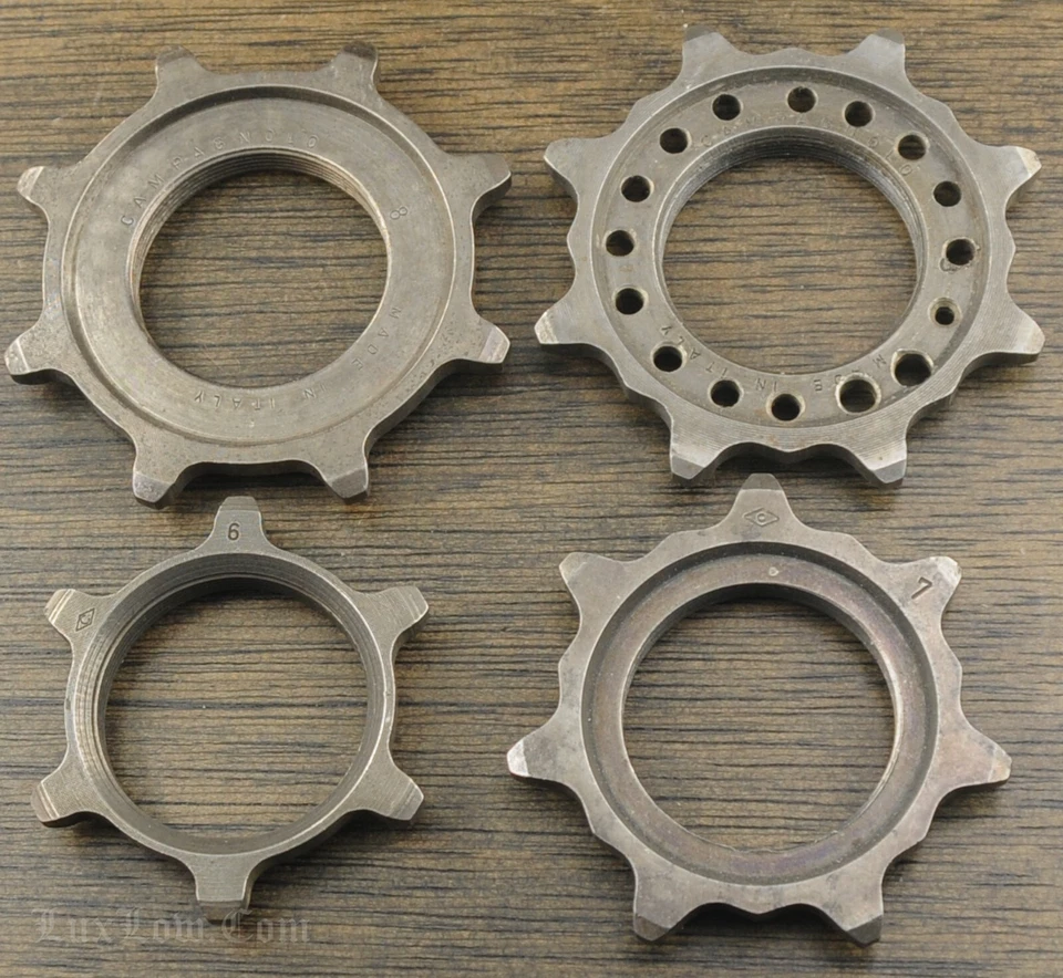 Новый из старых запасов Campagnolo Record Pista Велосипед ЗУБЧАТЫЙ ВИНТИК 1" Цепь SkipTooth Винтажная Ступица для Трекбайка - Изображение 1 из 1