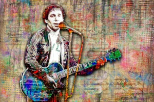 PAUL SIMON Poster, Paul Simon Tribute Fine Art FREE SHIPPING US - Picture 1 of 5