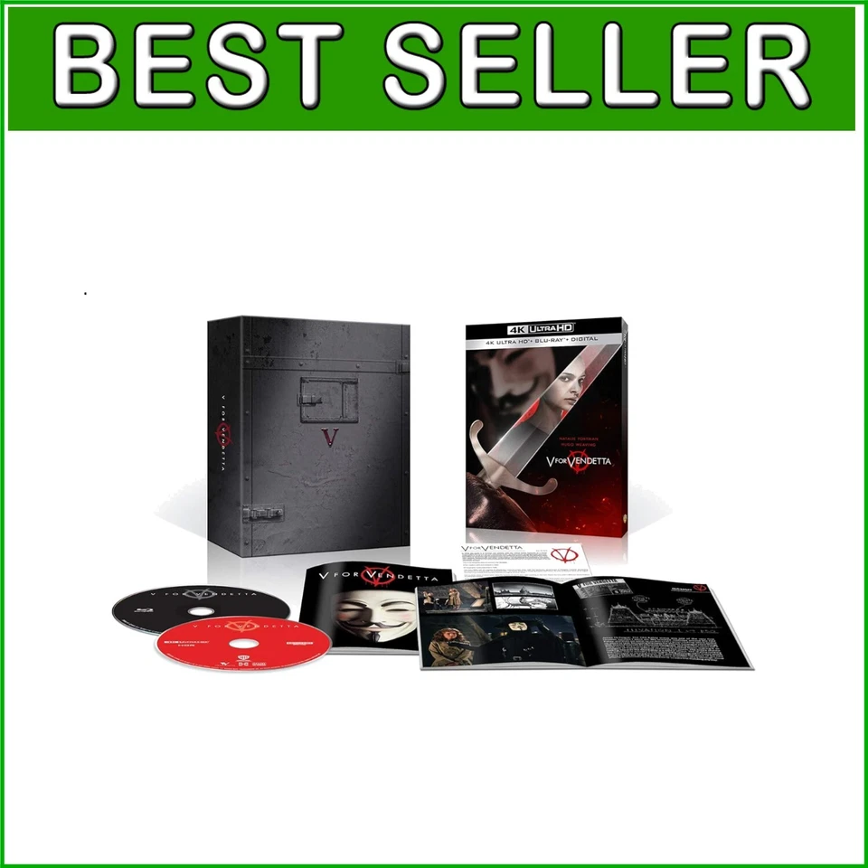 V for Vendetta 4K UHD Giftset - Ultimate Collector's Edition with Bonus Content - Image 1 of 3