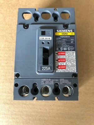 SIEMENS Circuit Breaker HQR23B225 240V 225A 3Pole 65KA HQR2 New - Image 1 of 4