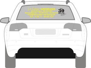 KFZ Beschriftung, Aufkleber, Fahrzeugbeschriftung, Autowerbung, Folie 60x40 cm - Bild 1 von 3