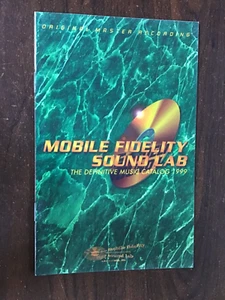 MFSL 1999 Music Catalog Mobile Fidelity Original Master Recording MOFI - Picture 1 of 5