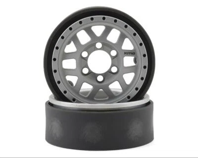 Vanquish Products KMC XD229 Machete V2 1.9" Beadlock Crawler Wheels (Clear) (2) - Image 1 of 4