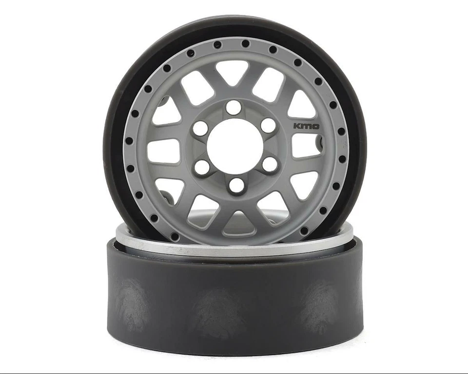 Vanquish Products KMC XD229 Machete V2 1.9" Beadlock Crawler Wheels (Clear) (2) - Image 1 of 4