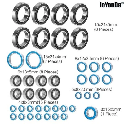 Kit de rodamientos de bolas sellados de goma 43 piezas para RC TRAXXAS Pro-Scale UDR #85076-4 - Imagen 1 de 4