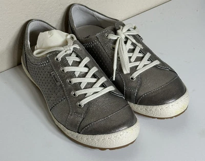 Zapatilla deportiva JOSEF SEIBEL "Caspian" plateada metálica, ¡NUEVA! US 5-5,5 S (EU 36) Foto 1 de 4