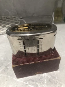 Vintage Strom Spardose Lancaster Corporation Elektrizitätsabteilung verpackt - Bild 1 von 9