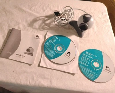 Logitech QuickCam Messenger V-UM14 Untested As-Is Retro USB Web Cam Vintage - Image 1 of 4