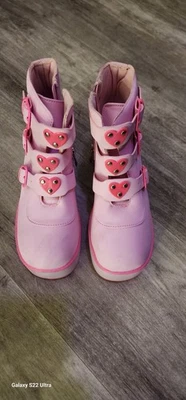 Lucky Step Pink Platform Boots Size 7.5 - Image 1 of 4