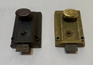 2 Vintage Keil & Sears Latch Locks No Key - Picture 1 of 8