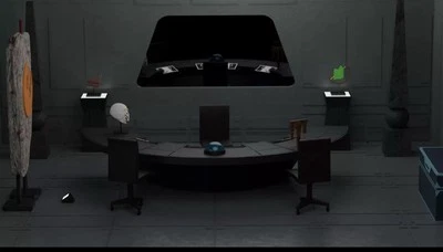 Custom Thrawn's Office Diorama for 3.75 IN (1:18) FIGURE - Image 1 of 2