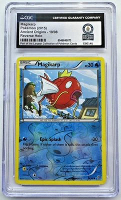 🌊🐟 Magikarp – Reverse Foil – #19 Ancient Origins – CGC World Record Holder🐟🌊 - Image 1 of 2