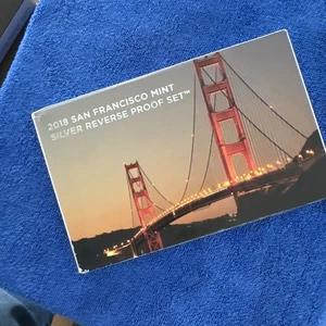 2018 San Francisco Mint Silver Reverse Proof Set - Picture 1 of 7