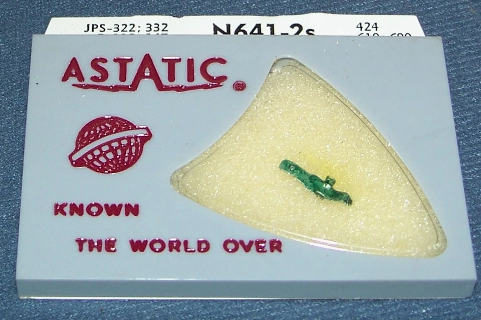 Astatic N641-2s PHONOGRAPH NEEDLE for Shure A53MG Shure A55MG PC10 PC12 751-S2 - Image 1 of 1