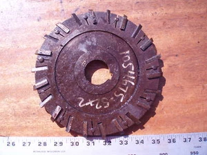 Face Milling cutter 8" x 7/8", Bore ID: 1 1/2",  22T, Dormer - Picture 1 of 2