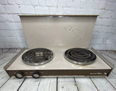 Estufa eléctrica Trek Gourmet Range de doble quemador  Foto 1 de 4