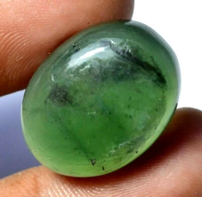 18.25 Ct Natural African Green Serpentine Top Quality Cabochon Loose Gemstone !! - Image 1 of 3