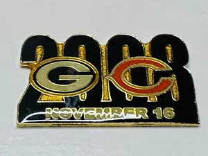Chicago Bears vs Green Bay Packers Spieltag Anstecknadel 16. November 2008 16.11.08 - Bild 1 von 2