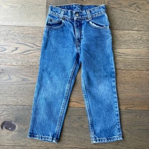 Vintage 90s GAP Kids Denim Jeans - High Quality Made In USA - Size 4 - VGC - Picture 1 of 6