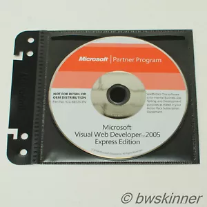 Microsoft Partner Program Visual Web Developer 2005. Express Ed. CD originale. - Foto 1 di 1