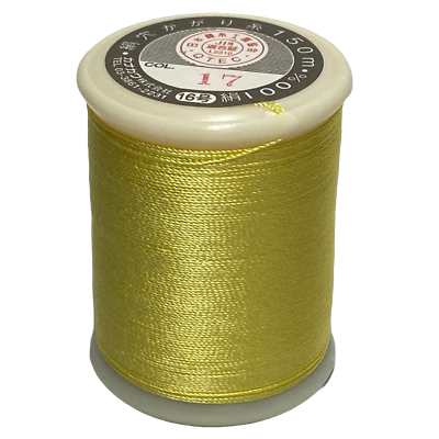 Kanagawa Kinsuzu 008 Silk Thread, 23 dtex 16x3, 150m, 40 Vibrant Colors - Image 1 of 4