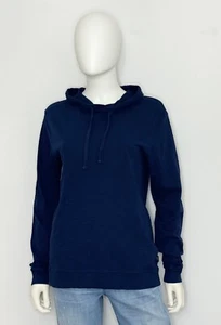Vineyard Vines Womens Hoodie XS Cotton Navy Long Sleeve Drawstring Logo - Picture 1 of 11