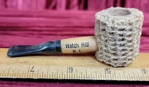 Vintage Antique BUESCHER'S World Famous PIPE Sweet Corn Cob Pipe Watch Hill RI - Picture 1 of 13