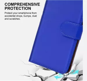 Blue Wallet card slot case For Nokia 6.2/7.2 Leather Stand Phone Case Cover - Picture 1 of 4